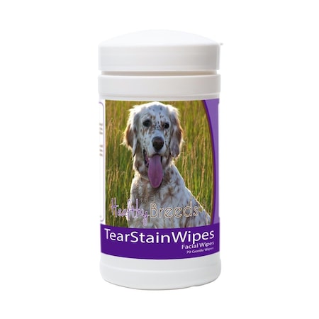 Healthy Breeds English Setter Tear Stain Wipes 840235152323